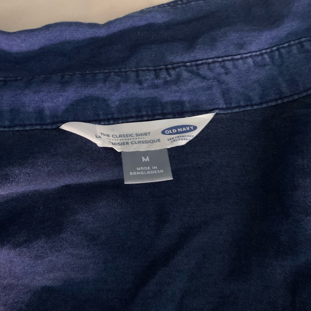 blue jean shirt